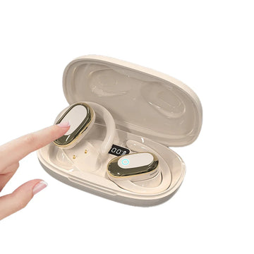 OWS Headphones Over-Ear Open-Ear Wireless Bluetooth Earphones Style Noise Cancellation Rotatable Feature With Mic Portable Audio